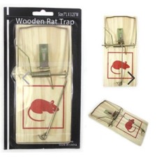 Large wooden rat traps - 4,