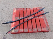 VW Tiguan Roof Rails 5N 07-15 Matt Black Pair Runners Bars Rack Fixings brackets