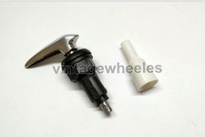 10 X Lambretta GP & LI Series 3 Chrome Choke Lever Assembly & Plastic White Cap