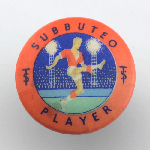 Vintage subbuteo badge red - badge,