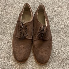 MENS Ask the missus Brown Suede Shoes Size 8
