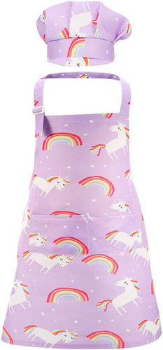 Set kids apron - kids, unicorn