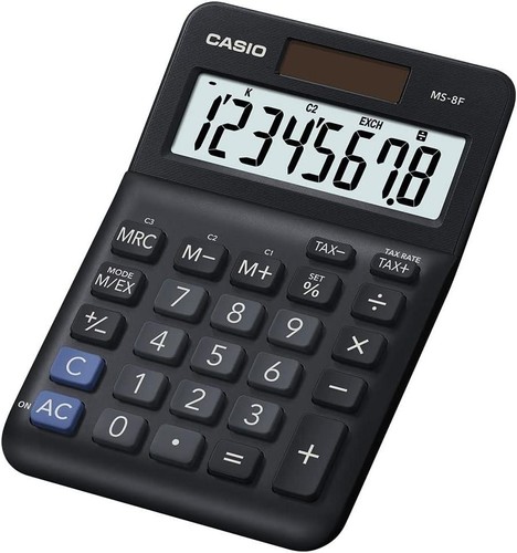 Casio desk calculator with - desk, tax
