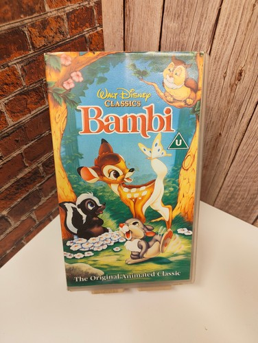 Bambi vhs tape original 1994 - vhs,