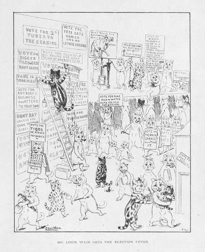 Louis wain cats - louis, getting