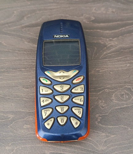 Nokia 3510i blue turned on - 3510i,