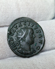 Roman Coin Tacitus, Antoninianus, 275-276, Rome, Billon, RIC65, Bust Type C