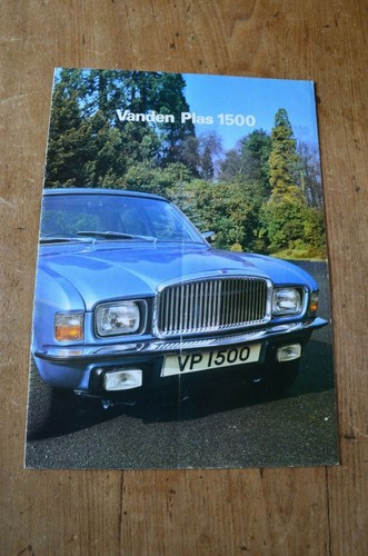 Vintage vanden plas 1500 1978 - vintage,