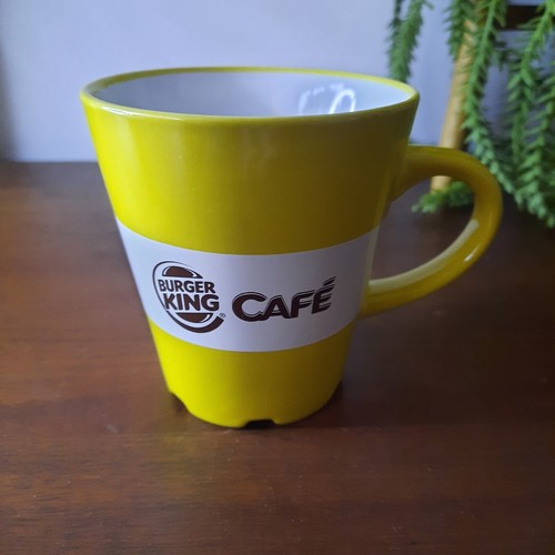 Burger king cafe mug yellow - king, i