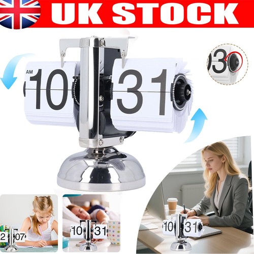 Digital flip desk clock retro - clock,