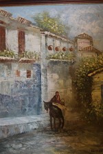 Burnett Signed Oil On Canvas -