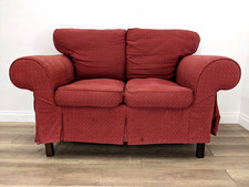 SOFA 2 Seater Red Patterned