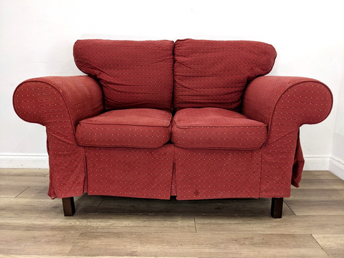 Sofa seater red - sofa, 2