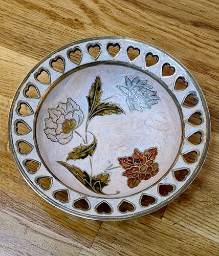 Vintage brass trinket - brass,
