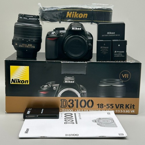 Nikon d3100 dslr 55mm - 18-55mm, vr