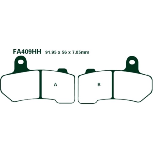 Ebc brake pad sintered - ebc,