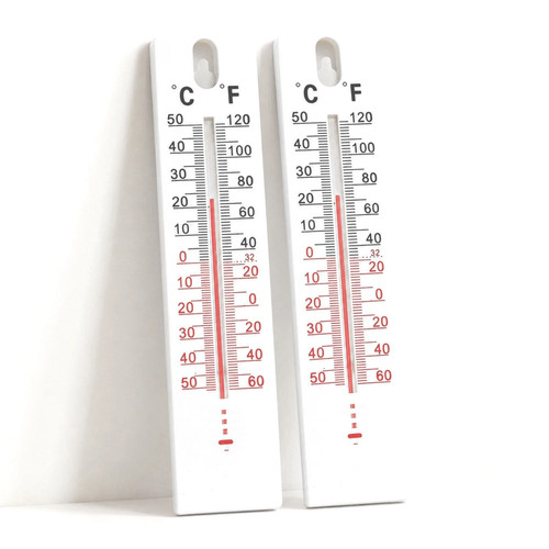 Wooden wall thermometer - wall, |