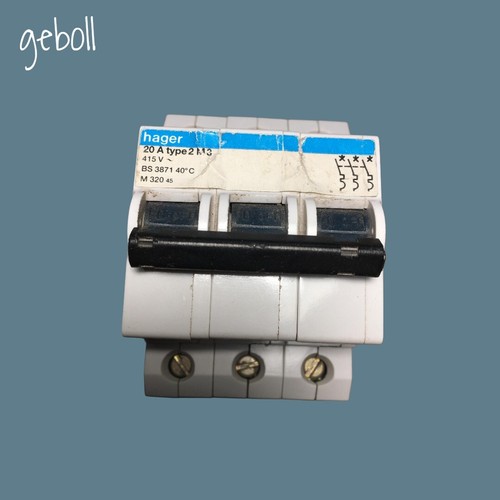 Hager m320 mcb - 20, amp