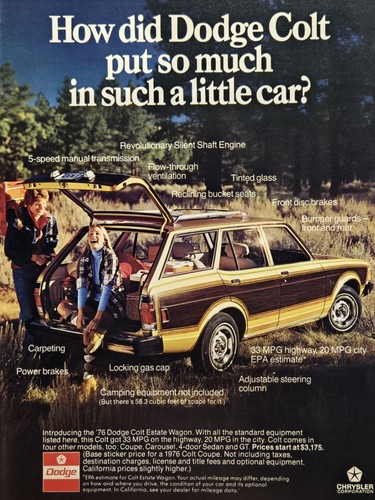 Dodge colt estate wagon - dodge,