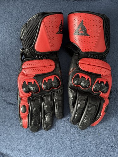 Dainese gloves red - red, black