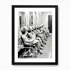 Hairdressers Art Print Framed Wall Art Poster Canvas Print Picture