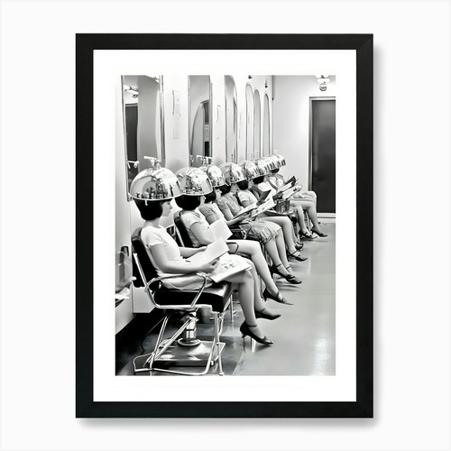 Hairdressers art print - art,