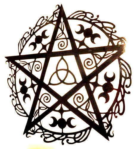 Pentagram decal vinyl - pentagram,