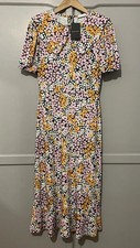 Warehouse Midi Dress Pink