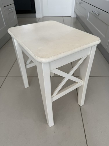 Ikea ingolf white - stool, but