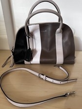 Coach Stripped Leather Handbag