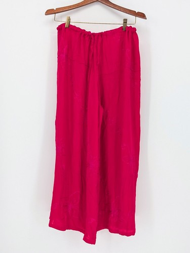 Fuchsia pink embroidered - fuchsia,