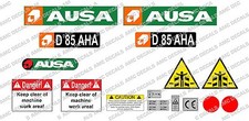 AUSA D85 AHA DUMPER DECALS