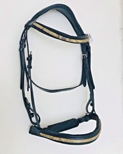 SNAKESKIN SHOW BRIDLE CRANK