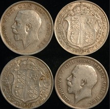 Halfcrown 1911  -  1936 George