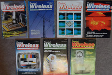 7x Practical Wireless 1986