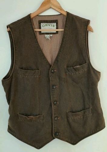 Orvis men vest size - men’s,
