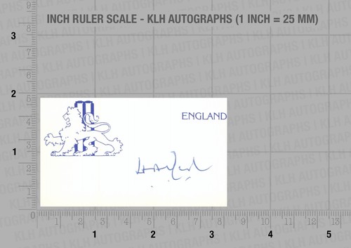 Hopper read hand signed card - hopper,