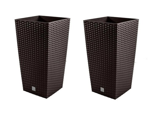 Set tall brown - brown, square