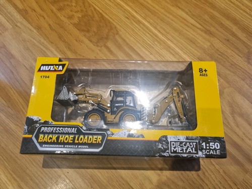 Back hoe loader toy - back, cast