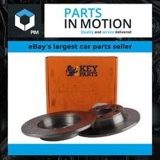 2x Brake Discs Pair Vented