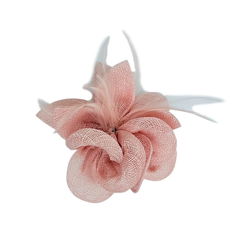 Small feather flower hair - small,