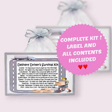 Delivery Driver Survival Kit ~ Fun Novelty Keepsake Gift & Greetings Card