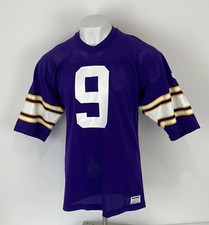 Minnesota Vikings Sand Knit MacGregor American Football Jersey #9 Sz Large Adult