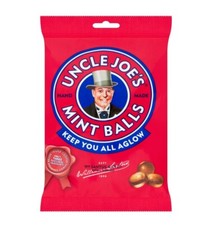 Uncle Joe's Mint Balls Bag 90g X 12 Free Fast Delivery