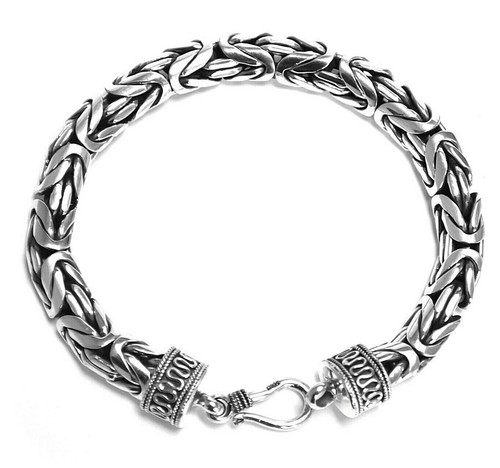 Chunky mens solid - mens, sterling