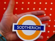 Chu - SODTHERICH - sticker RARE - BANKSY EINE STIK