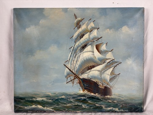 Bruce oil painting - a.m.,