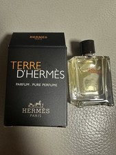 Hermes Terre D'Hermes Pure Parfum Fragrance 5ml Mini Size BNIB Dabbed Bottle