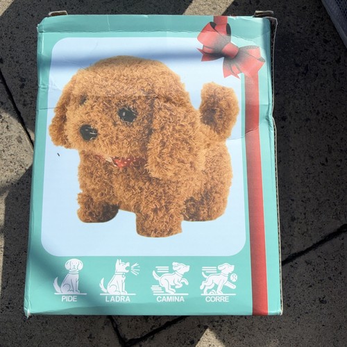 Interactive plush puppy toy - plush,