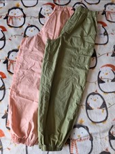 Girls F&F Cargo Trousers 9-10